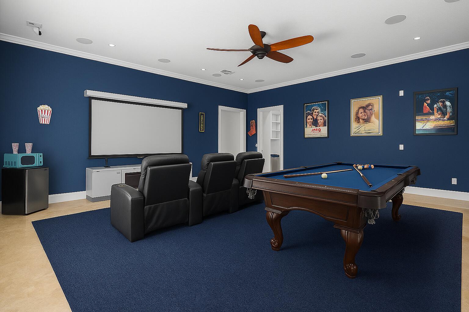 21310 Falls Ridge Way Boca Raton, FL 33428 - Photo 55 of 88 Media Room - Virtually Staged