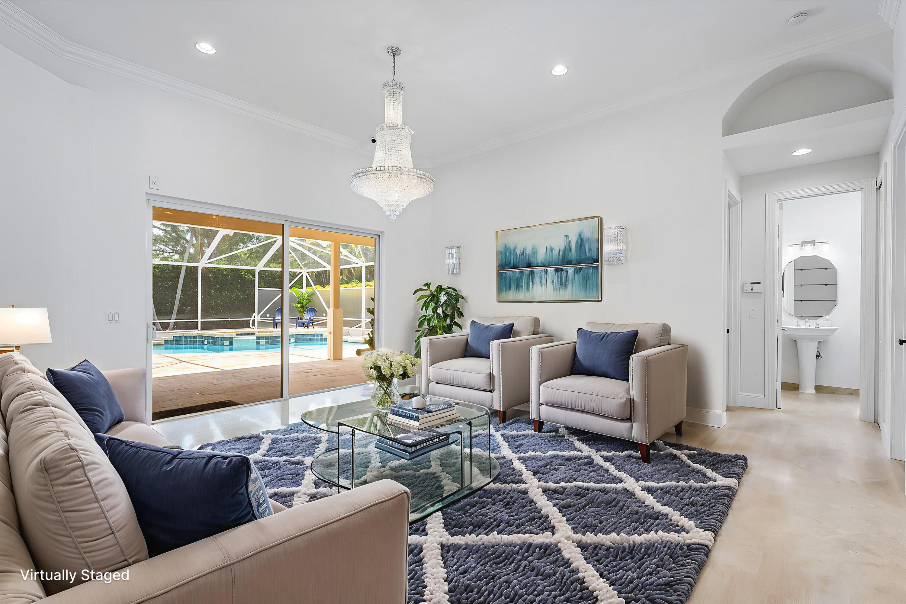 21310 Falls Ridge Way Boca Raton, FL 33428 - Photo 8 of 88 Living Room - Virtually Staged