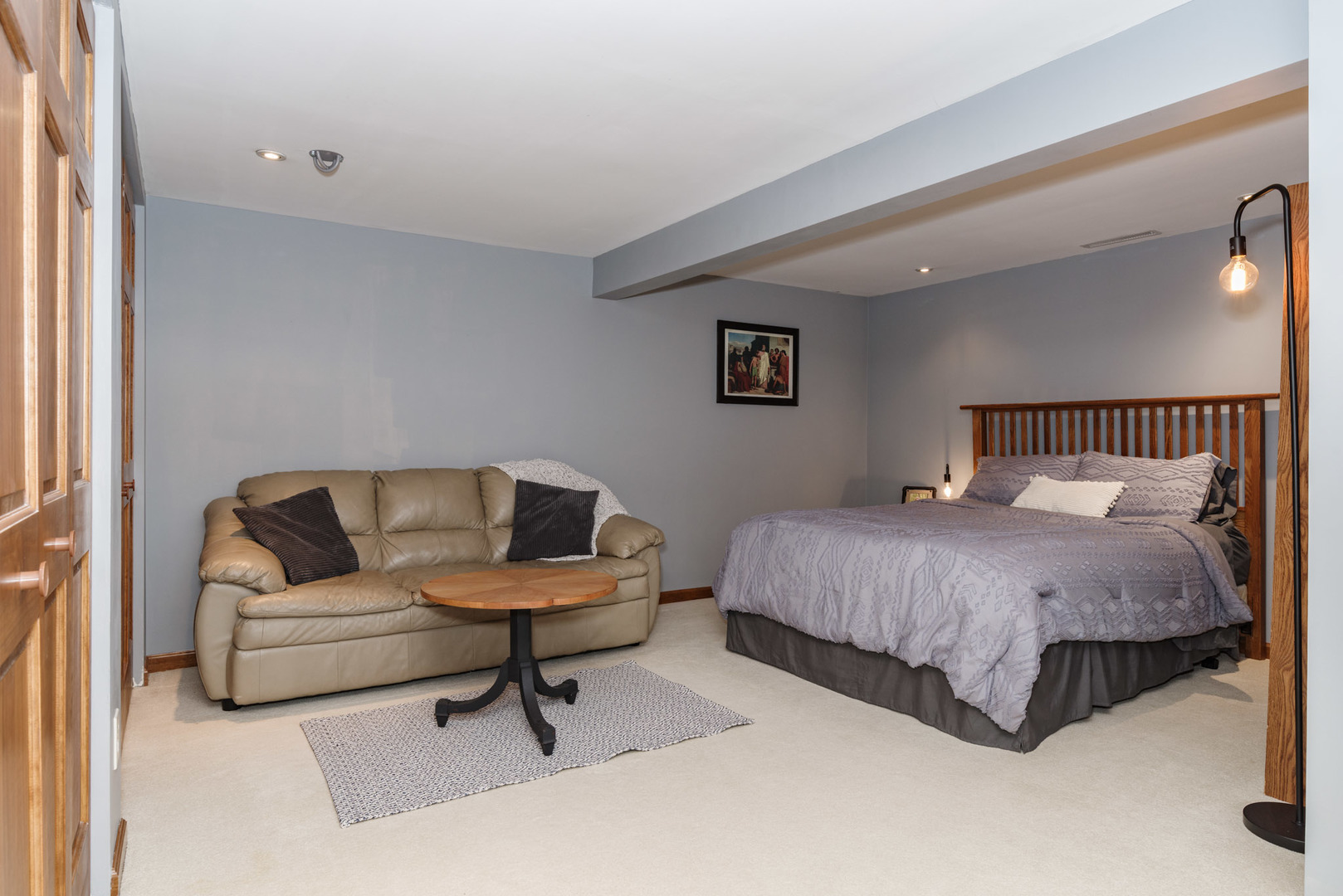 15 Robinwood Drive Normal, IL 61761 - Photo 25 of 35 a bedroom with a bed and a couch