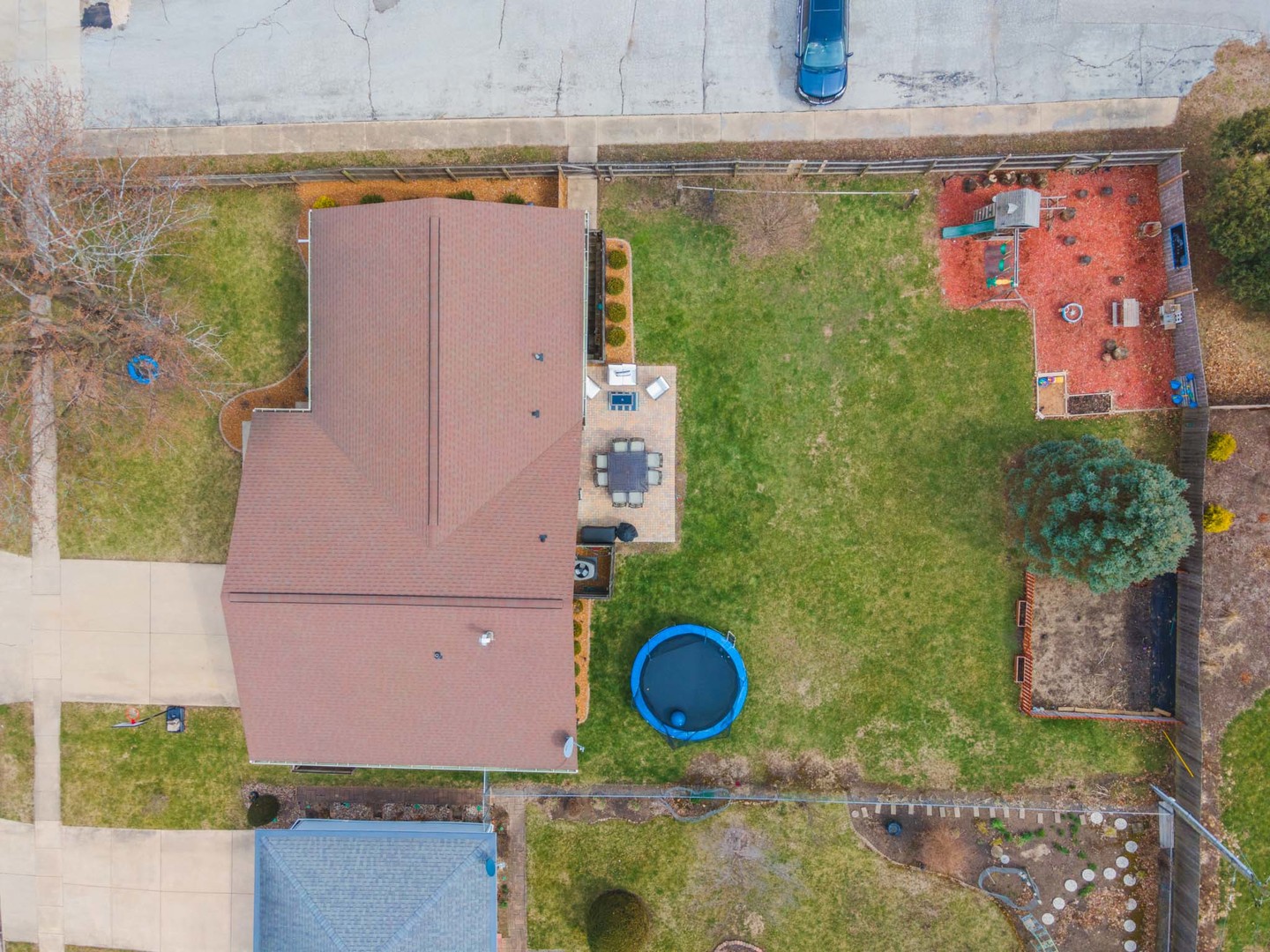15 Robinwood Drive Normal, IL 61761 - Photo 34 of 35 an aerial view of a house with a swimming pool