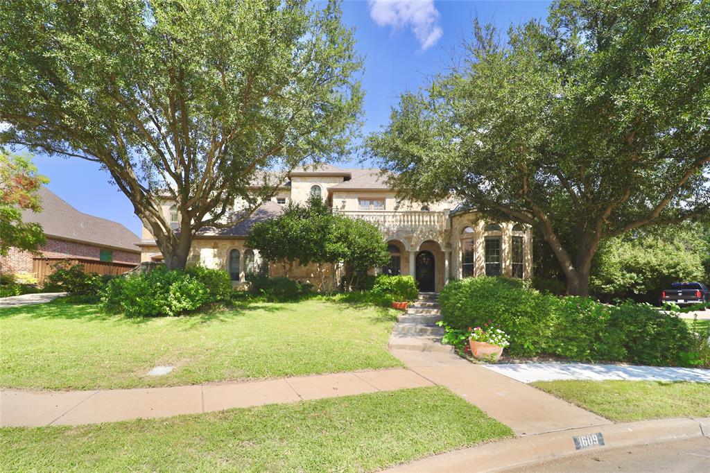 1609 Singletree Court McKinney, TX 75072 - Photo 38 of 38 a front view of a house with yard and green space