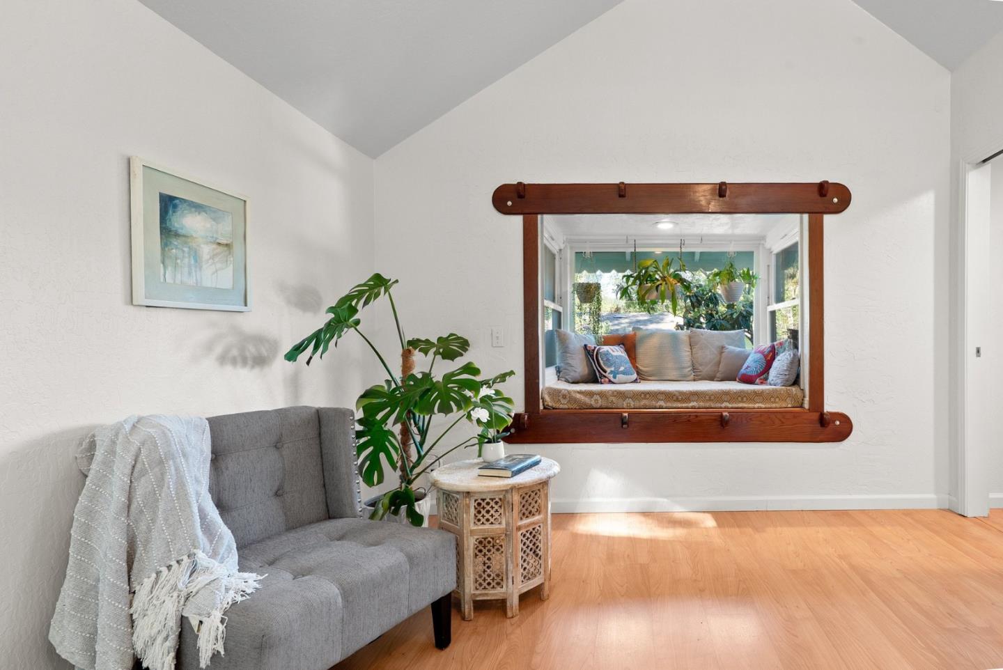 280 Main Street Ben Lomond, CA 95005 - Photo 29 of 47 a living room with furniture and a potted plant