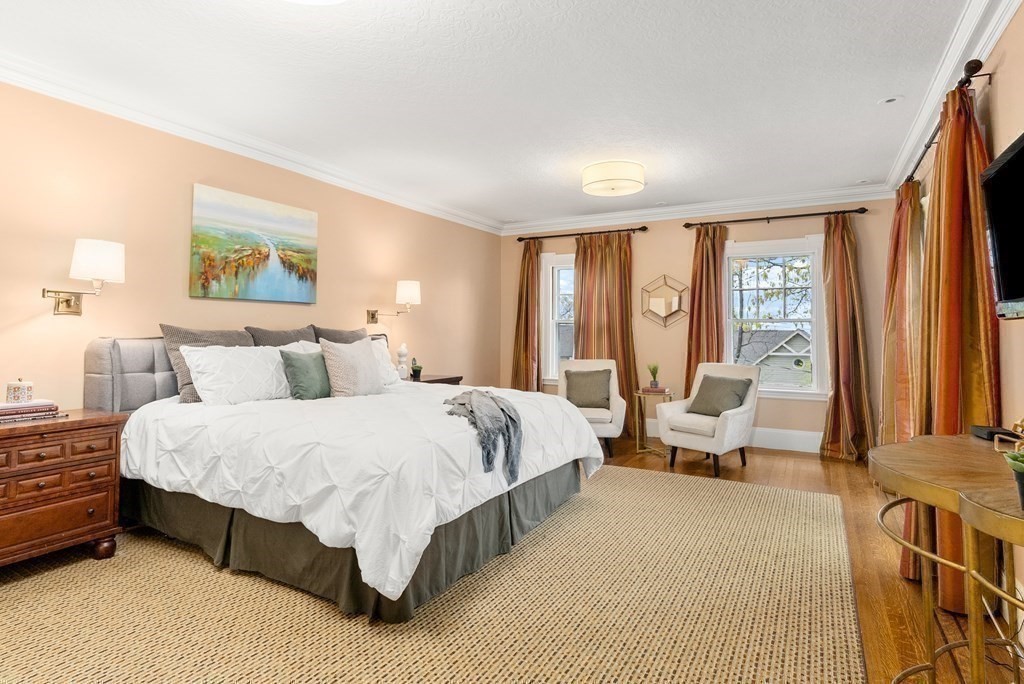 37 Colbourne Crescent Brookline, MA 02445 - Photo 15 of 29 a bed room with a bed and a couch