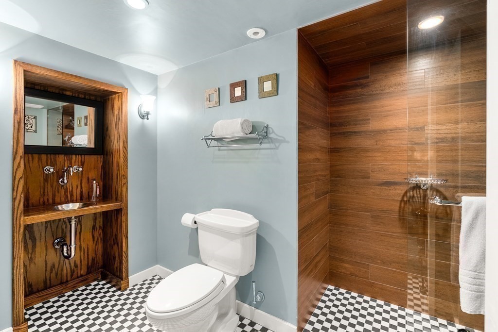 37 Colbourne Crescent Brookline, MA 02445 - Photo 26 of 29 a bathroom with a toilet and a shower