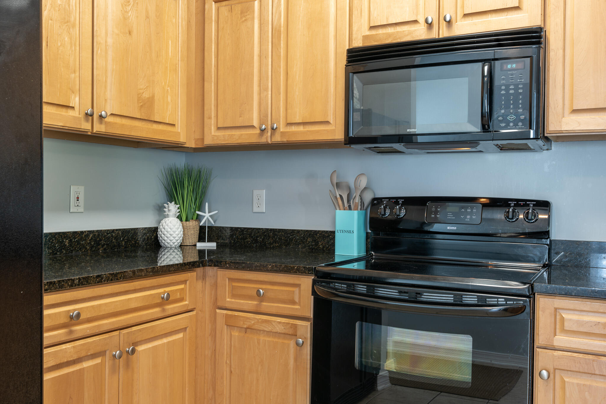 34 Heron's Watch Way, Unit 5205 Santa Rosa Beach, FL 32459 - Photo 8 of 50 a kitchen with granite countertop white cabinets appliances and a potted plant