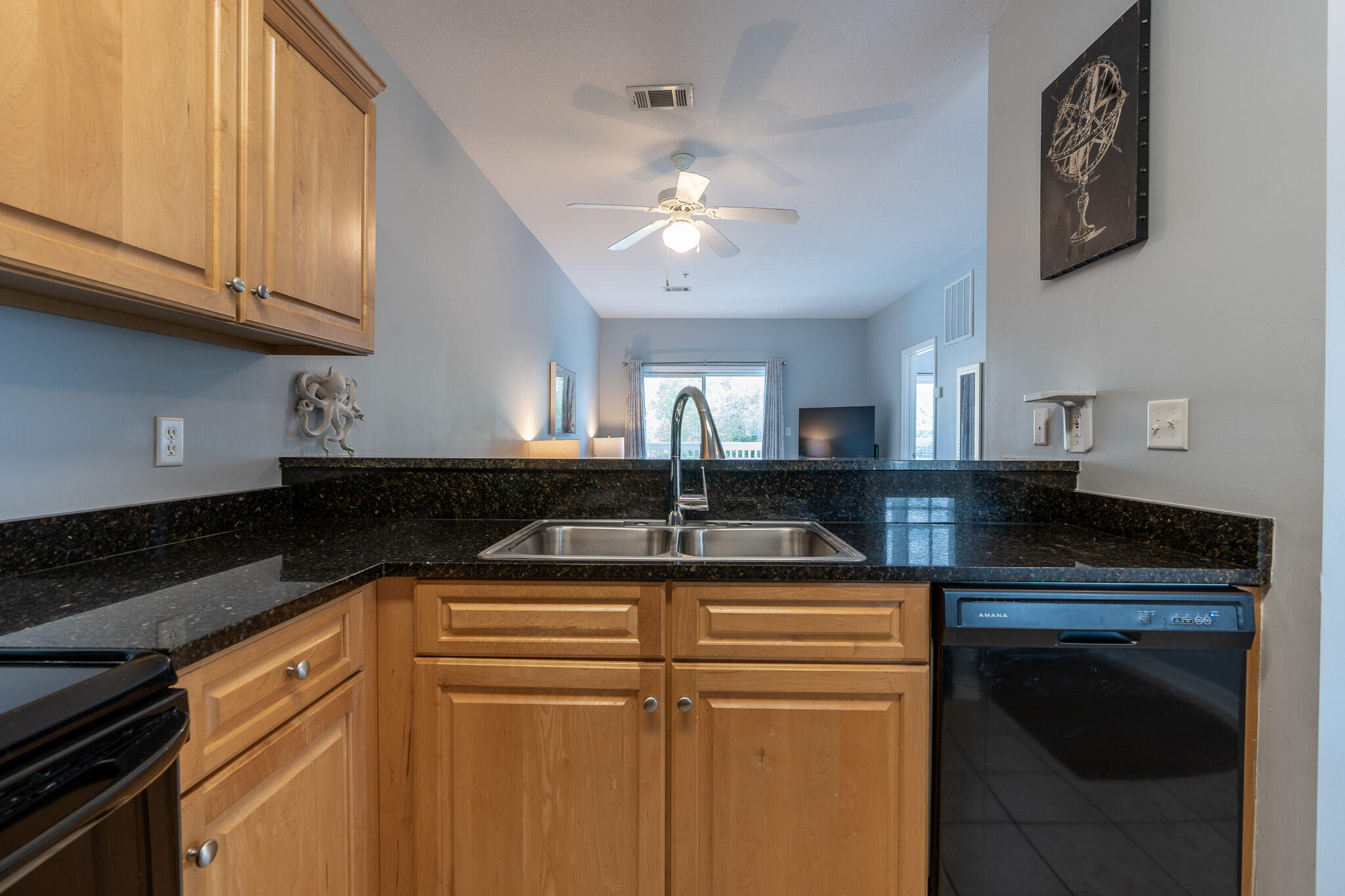 34 Heron's Watch Way, Unit 5205 Santa Rosa Beach, FL 32459 - Photo 10 of 50 a kitchen with kitchen island granite countertop a sink and cabinets