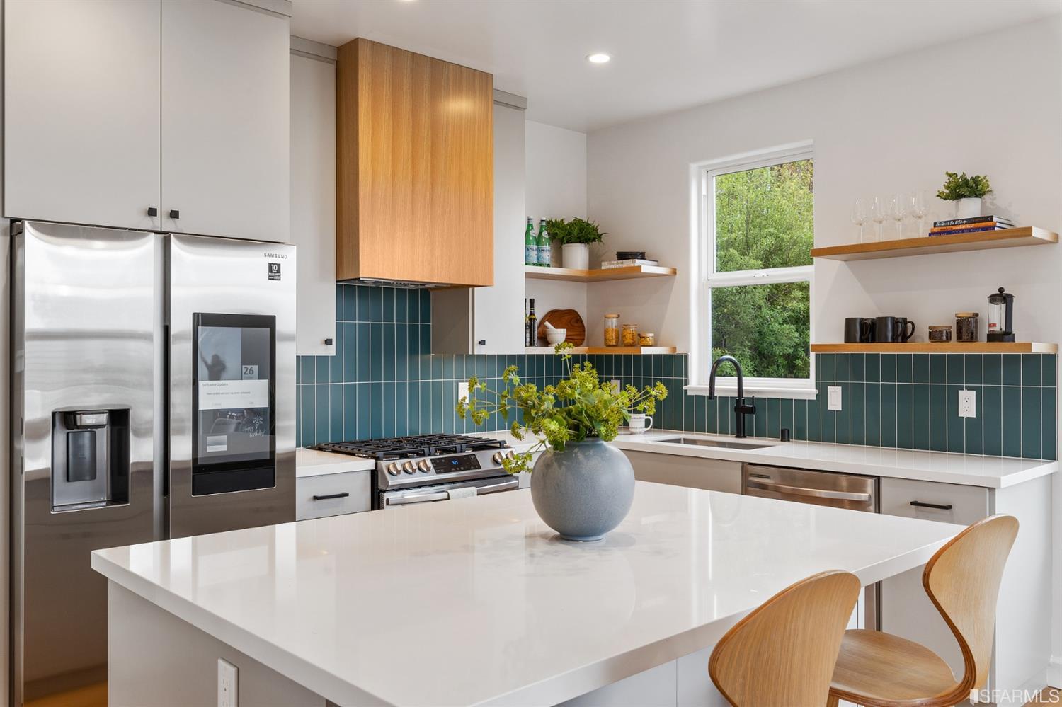 8 Joy Street San Francisco, CA 94110 - Photo 15 of 42 a dining room with furniture a window and appliances