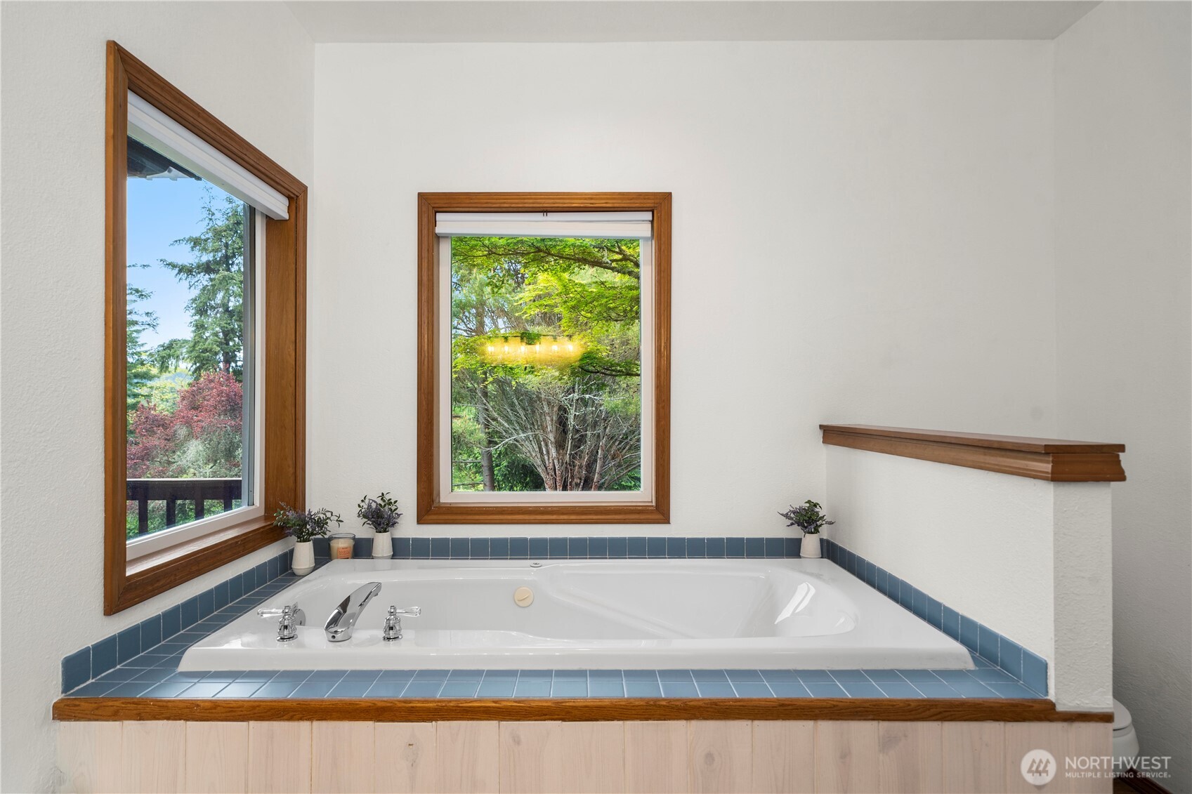 183 Dow Ridge Drive North Eatonville, WA 98328 - Photo 22 of 40 a bath tub sitting next to a window