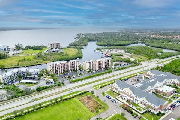 a view of a city from a balcony