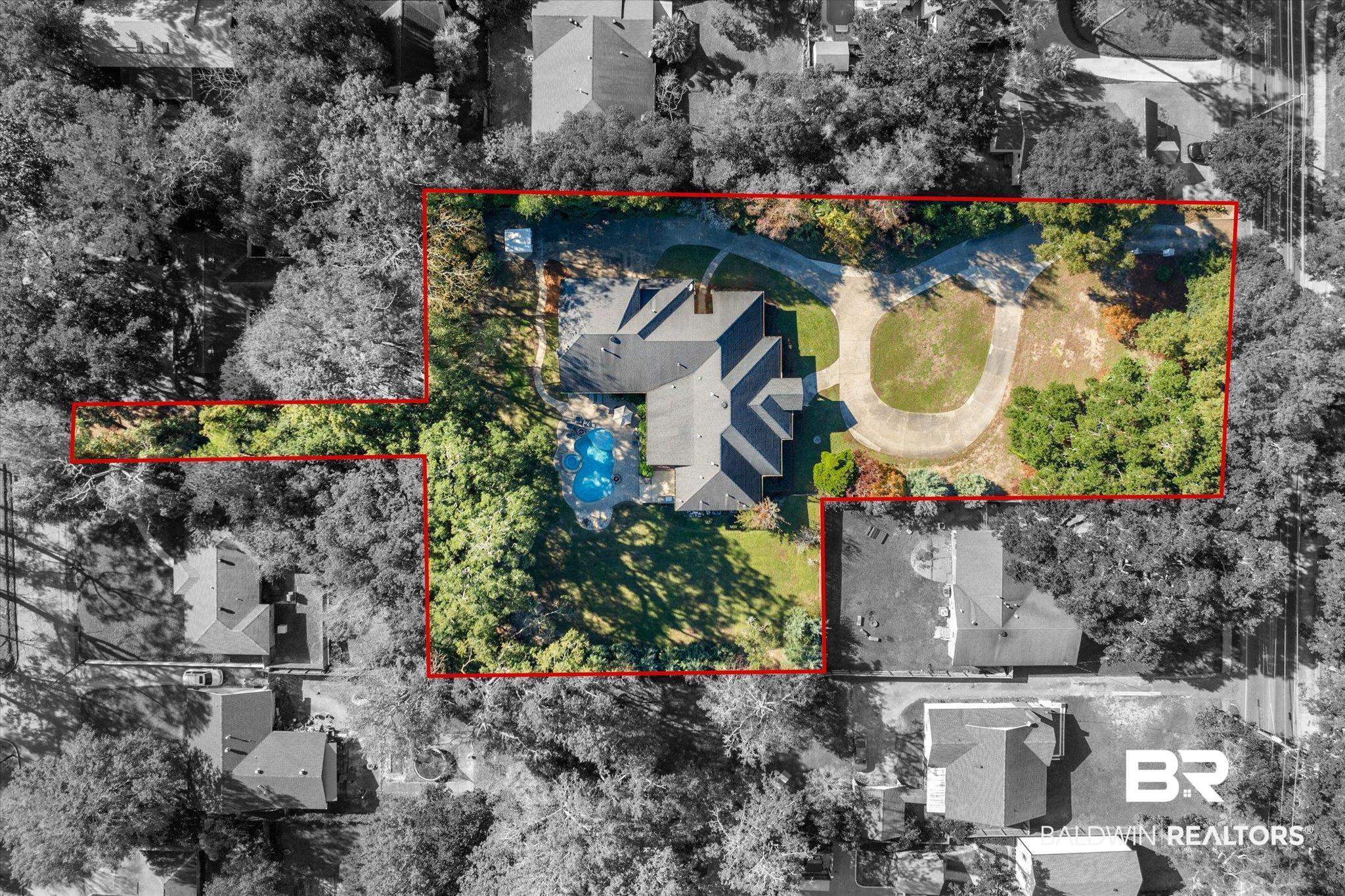 3713 Old Shell Road Mobile, AL 36608 - Photo 47 of 52 Bird's eye view