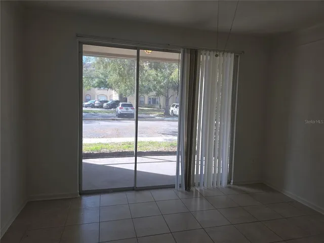 a view of a room and window