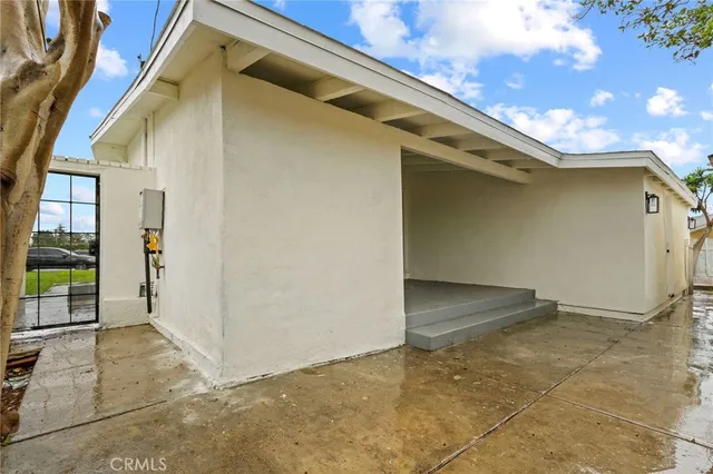 a view of a entrance