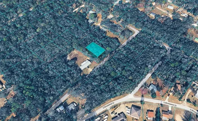 a bird view of house with outdoor space