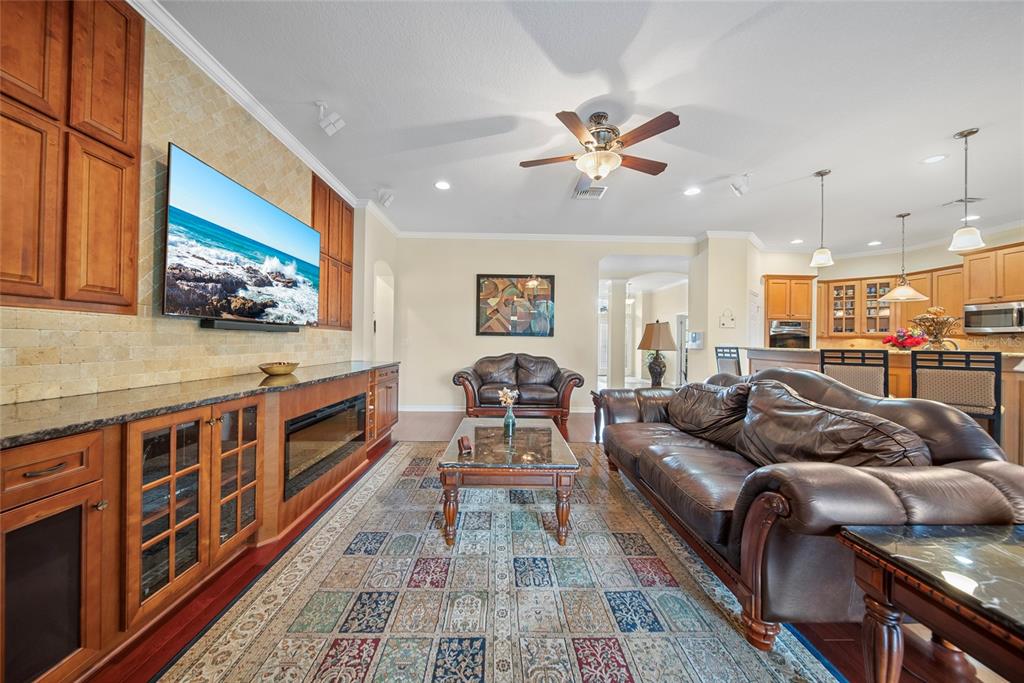 11729 Newberry Grove Loop Riverview, FL 33579 - Photo 11 of 42 a living room with furniture and a flat screen tv