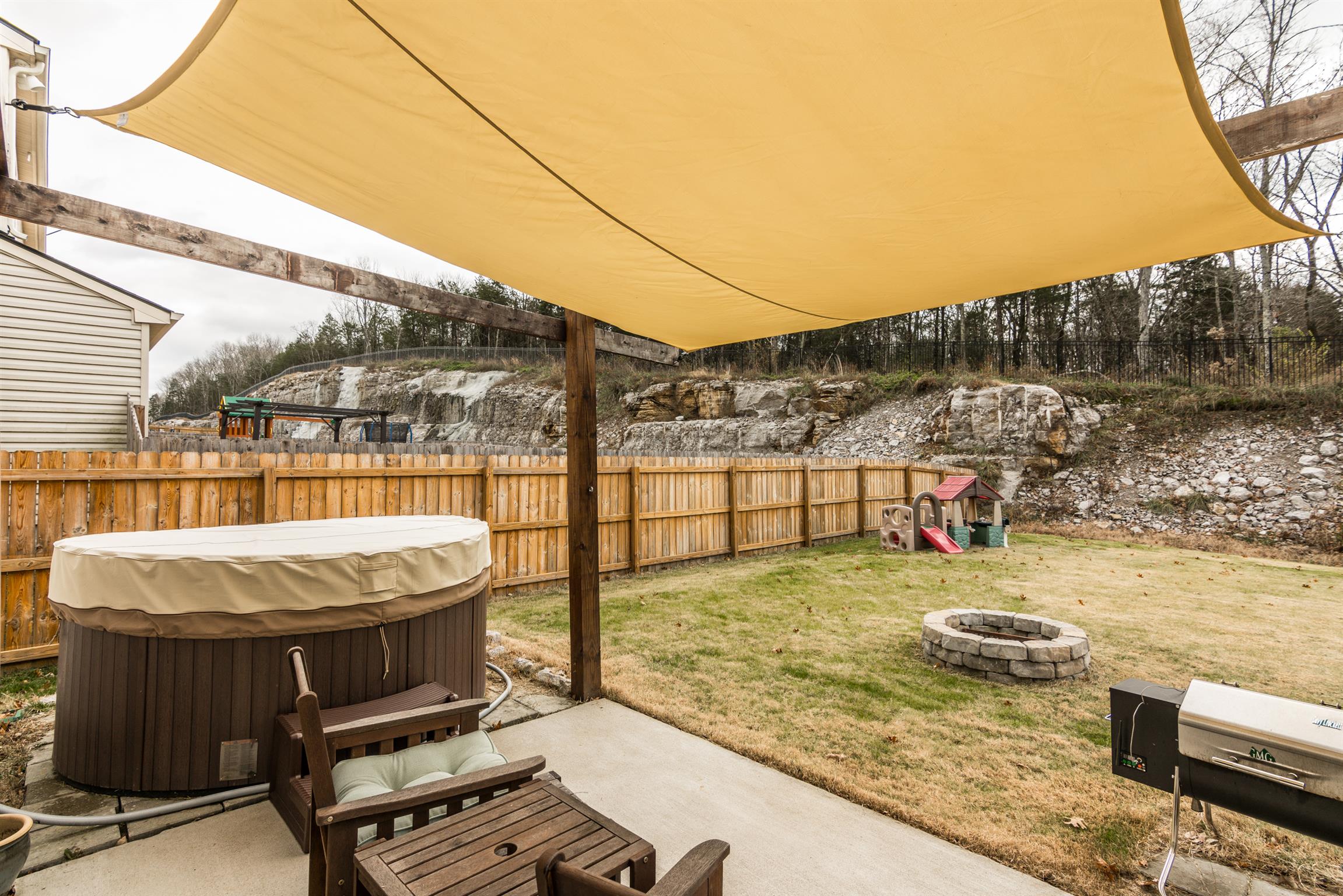 1416 Old Stone Road Lebanon, TN 37087 - Photo 22 of 22 a view of a swimming pool with a patio and a backyard