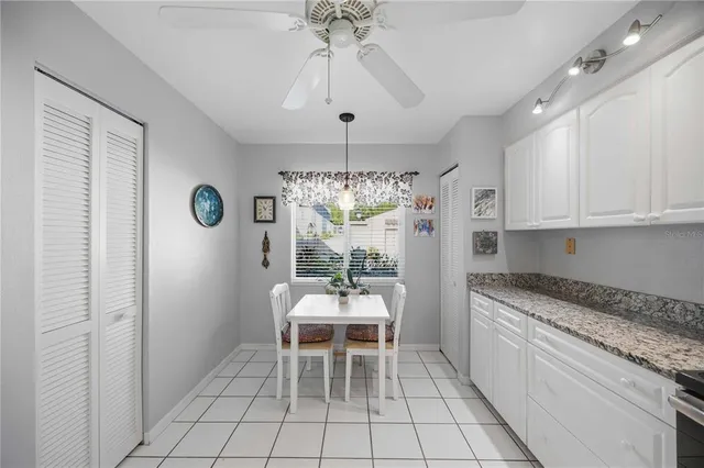 a outdoor space with a tub and chandelier