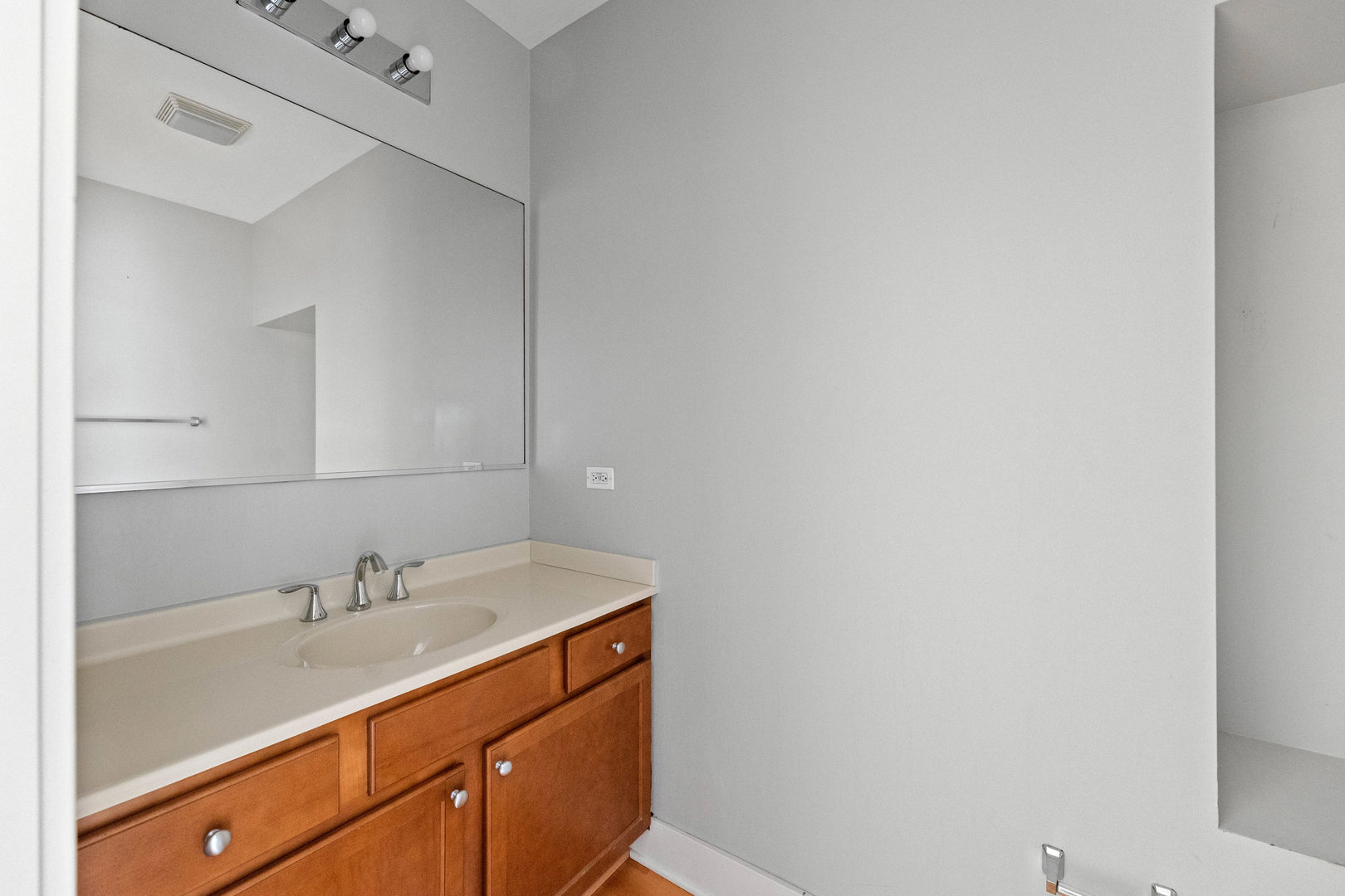 345 Front Street, Unit 2209 Lemont, IL 60439 - Photo 11 of 22 a bathroom with a sink and a mirror