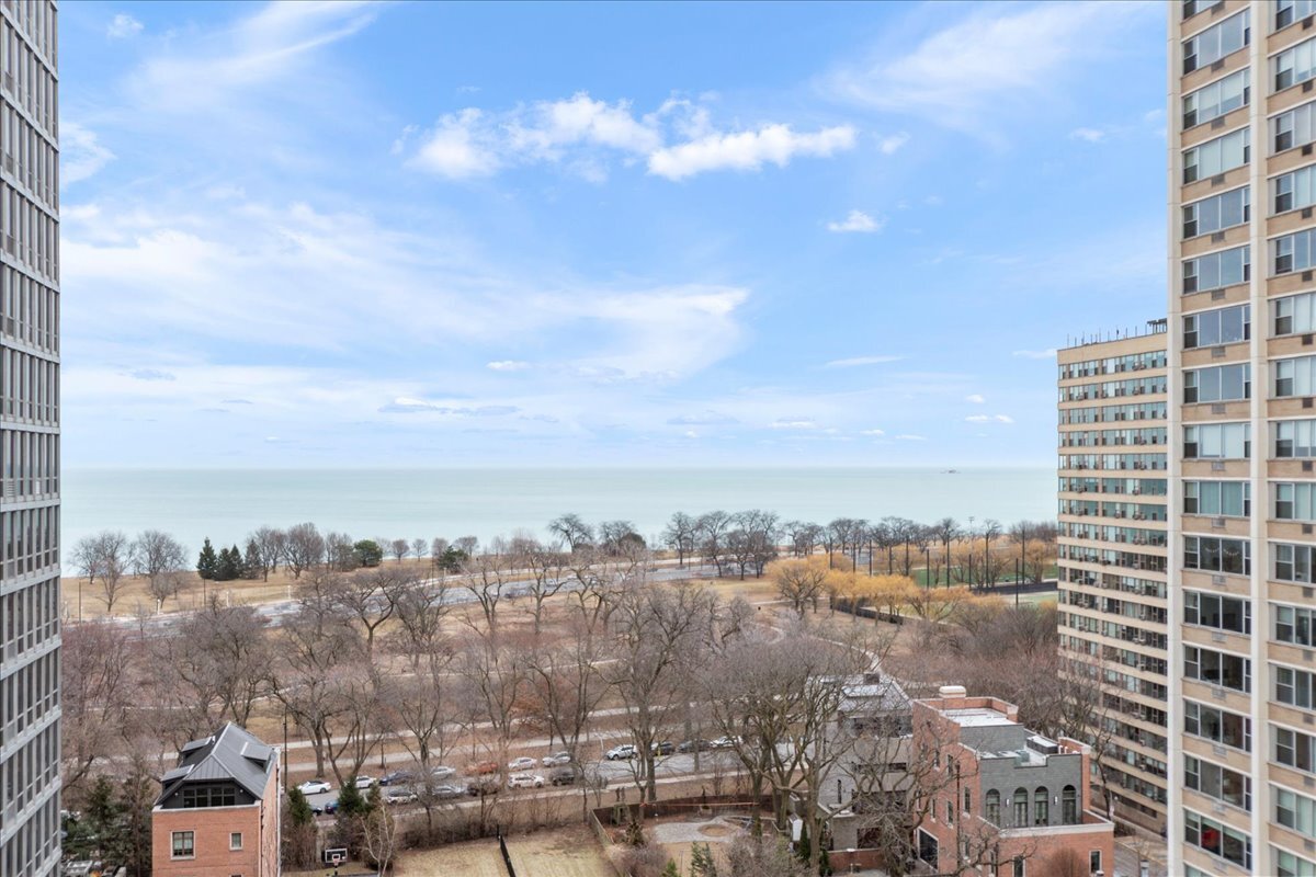 3033 North Sheridan Road, Unit 1605 Chicago, IL 60657 - Photo 17 of 21 a view of a city with tall buildings