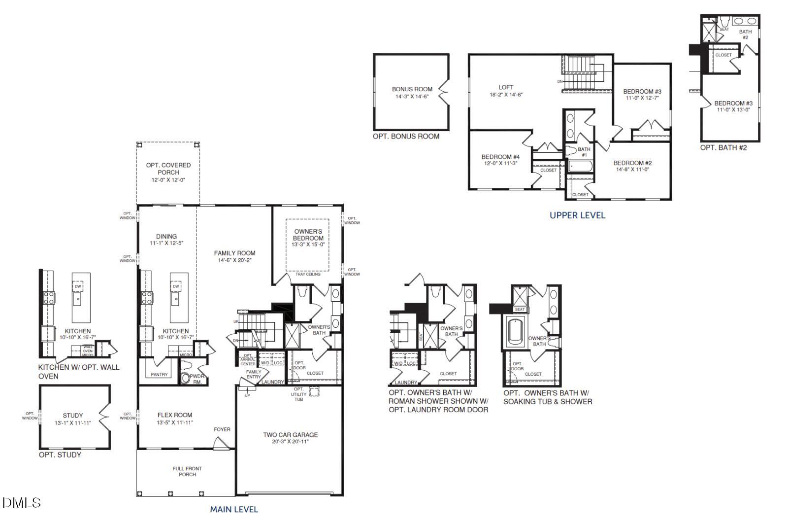 5005 Rustler Court Apex, NC 27539 - Photo 23 of 23 01b Greenwood Floorplan