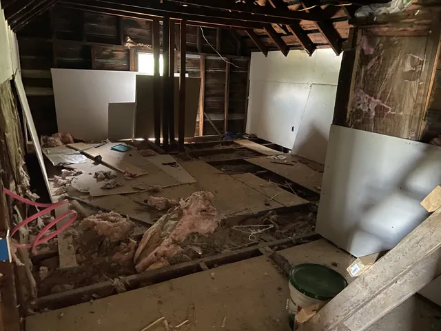 a view of electric room