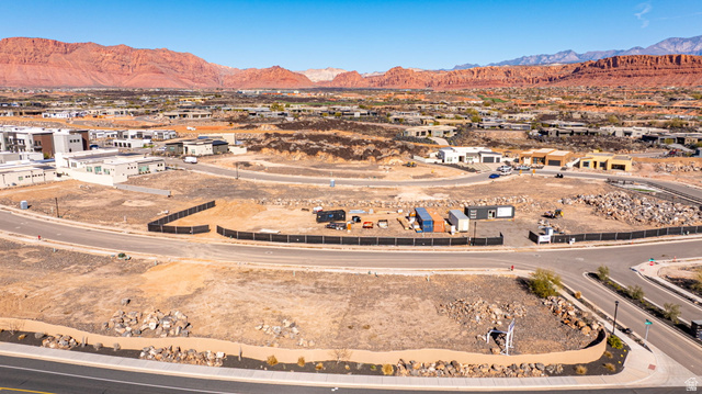 2761 West Lava Hls Road Santa Clara, UT 84765 - Photo 33 of 53 Aerial perspective of suburban area featuring a mountainous background