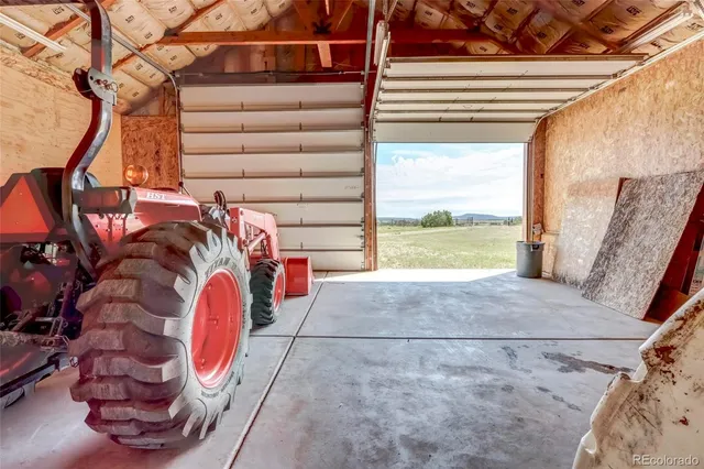 a view of an empty space and beach