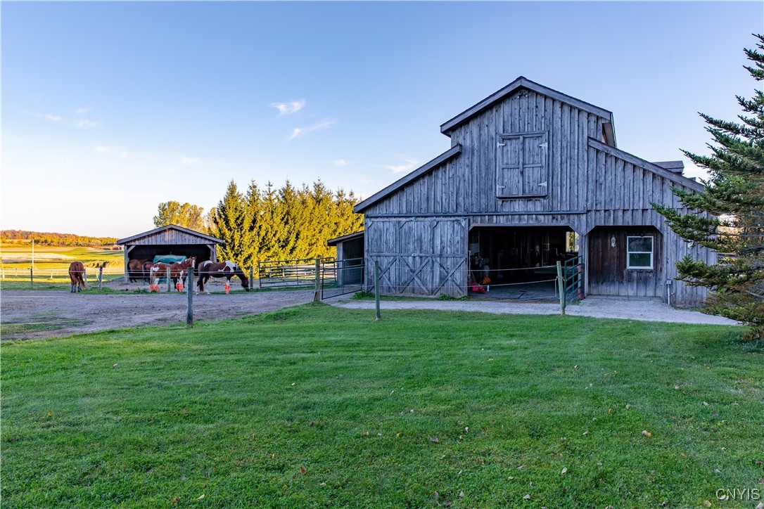 5857 East Lake Road Cazenovia, NY 13035 - Photo 35 of 48 Plenty of room for horses in this barn!