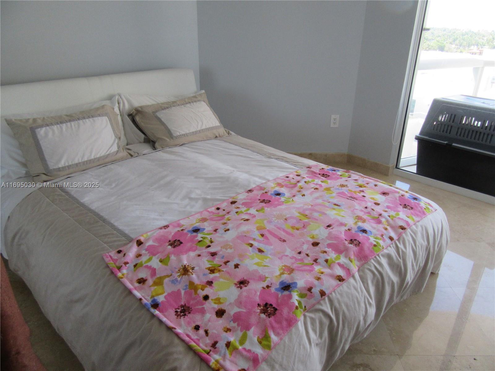 6365 Collins Avenue, Unit 1008 Miami Beach, FL 33141 - Photo 25 of 49 a bedroom with a bed and window