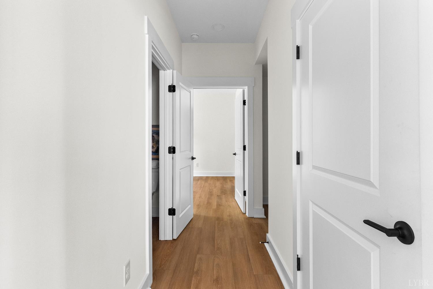 6 Wirtz Road Wirtz, VA 24184 - Photo 30 of 56 a view of a hallway with wooden floor