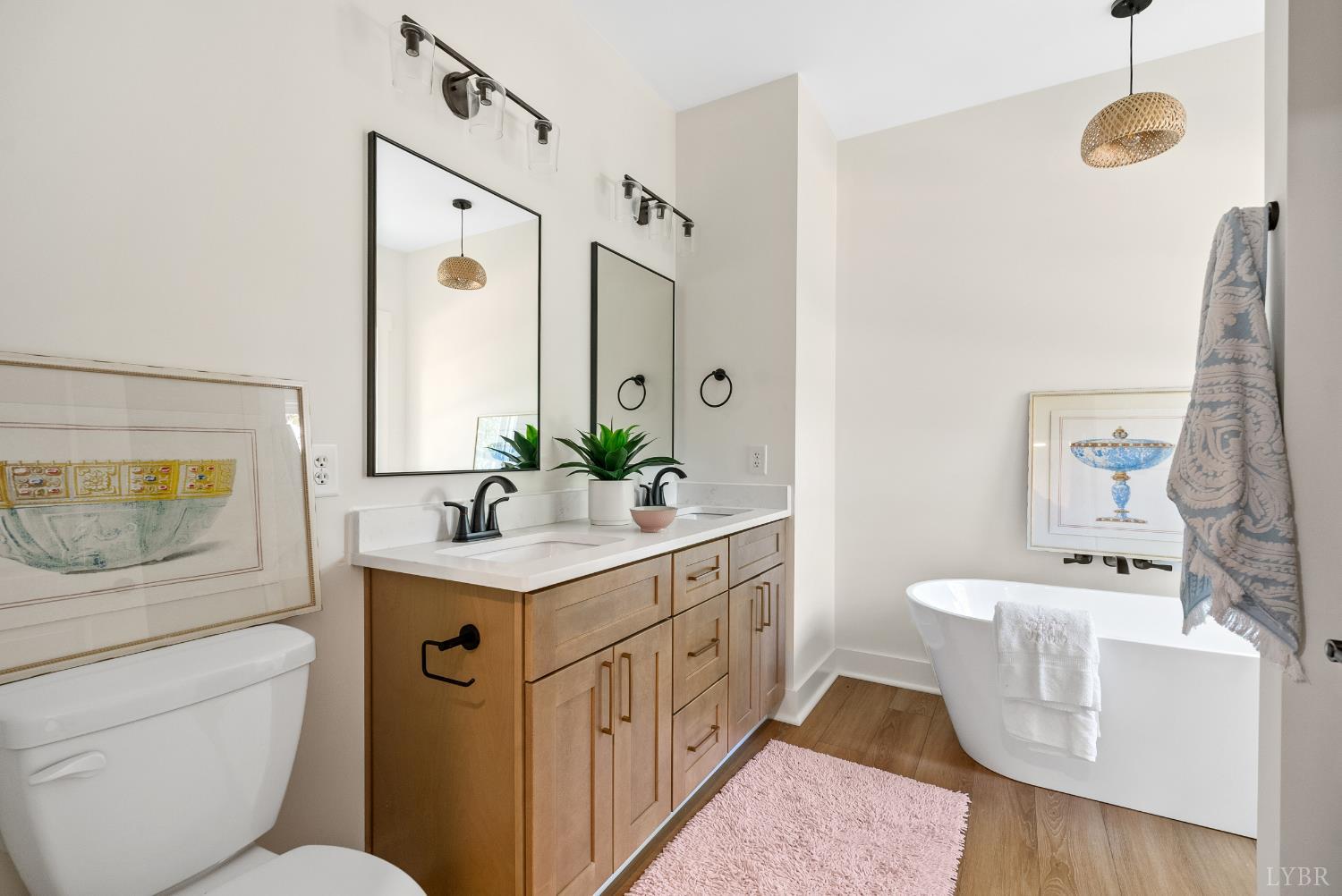 6 Wirtz Road Wirtz, VA 24184 - Photo 40 of 56 a bathroom with a sink a toilet and a mirror