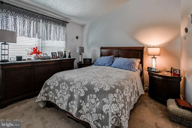 a bed room with two bed and a couch