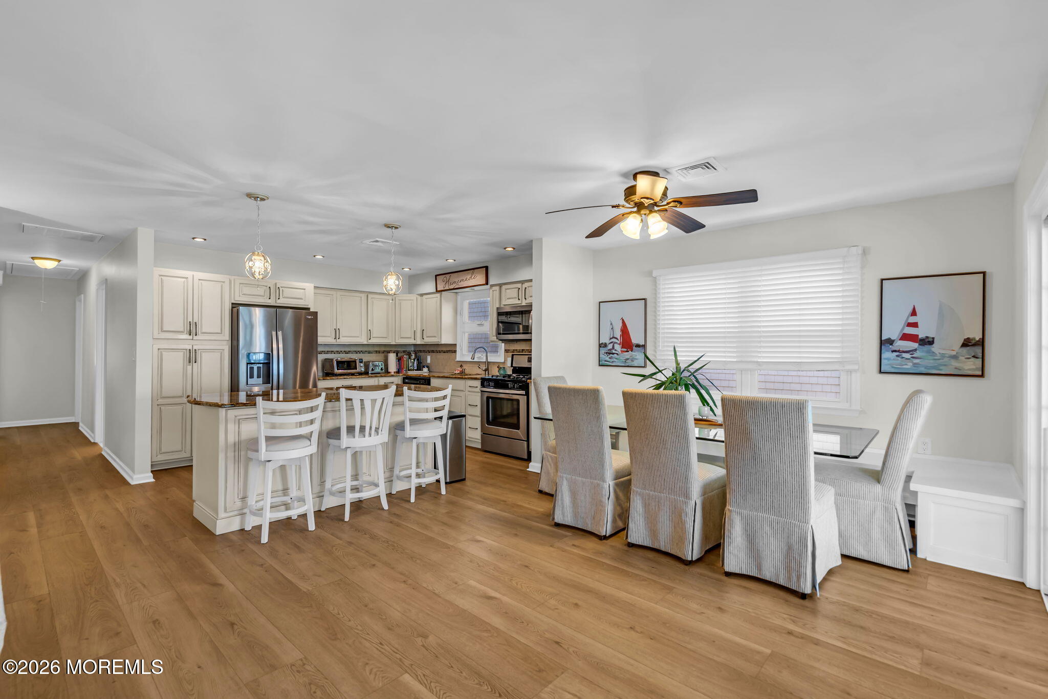 30 Channel Road Toms River, NJ 08753 - Photo 6 of 28 Kitchen W/Island Seating and Dining Area