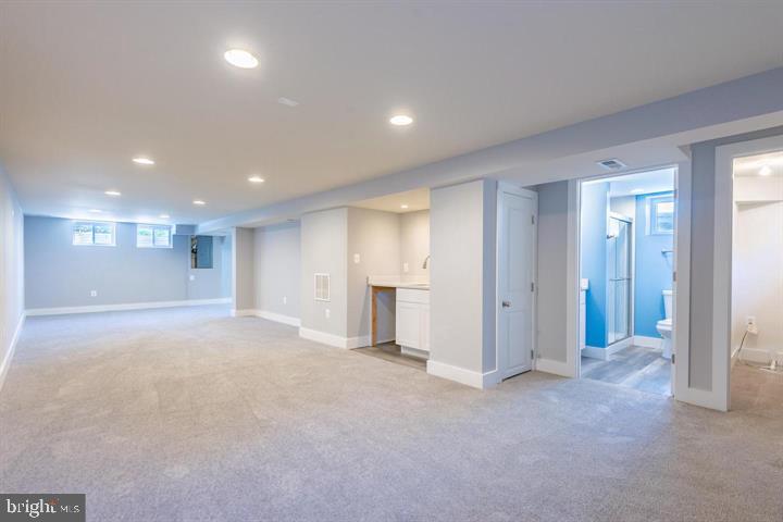105 Meadow Road Bel Air, MD 21014 - Photo 31 of 36 Lower level with full bathroom