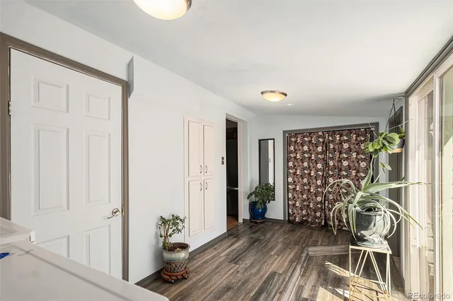 wooden floor in an empty room
