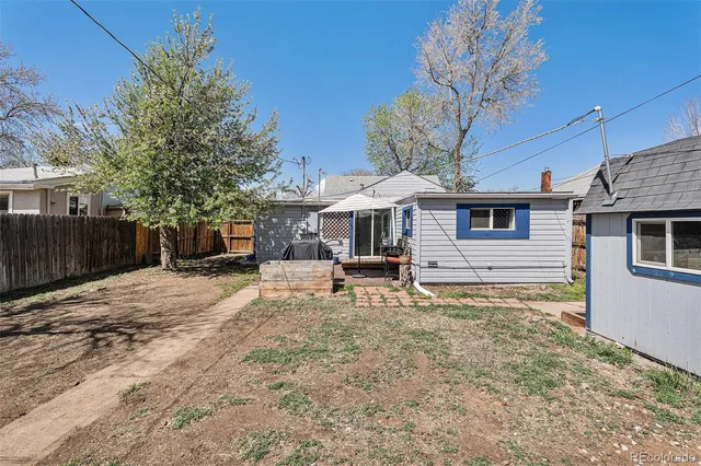 a view of a house with a patio