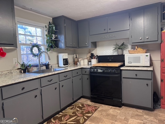 1335 Meadows Boone Road Luthersville, GA 30251 - Photo 3 of 20 a kitchen with granite countertop cabinets a sink and appliances