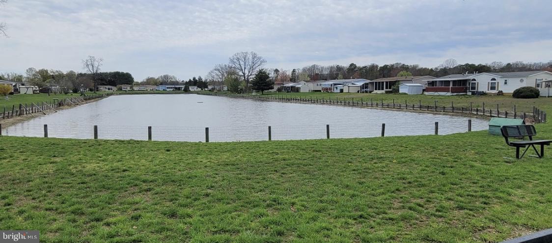 386 Indian Way Buena, NJ 08310 - Photo 46 of 53 a view of a lake with a yard and large trees