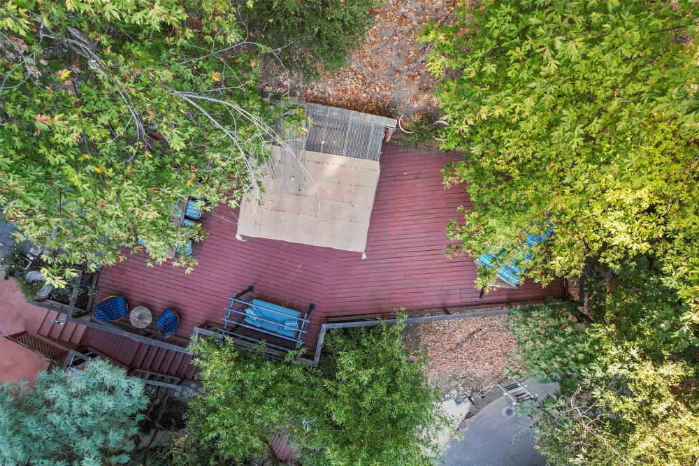 19495 Beardsley Road Los Gatos, CA 95033 - Photo 49 of 63 an aerial view of a house with a yard and large trees