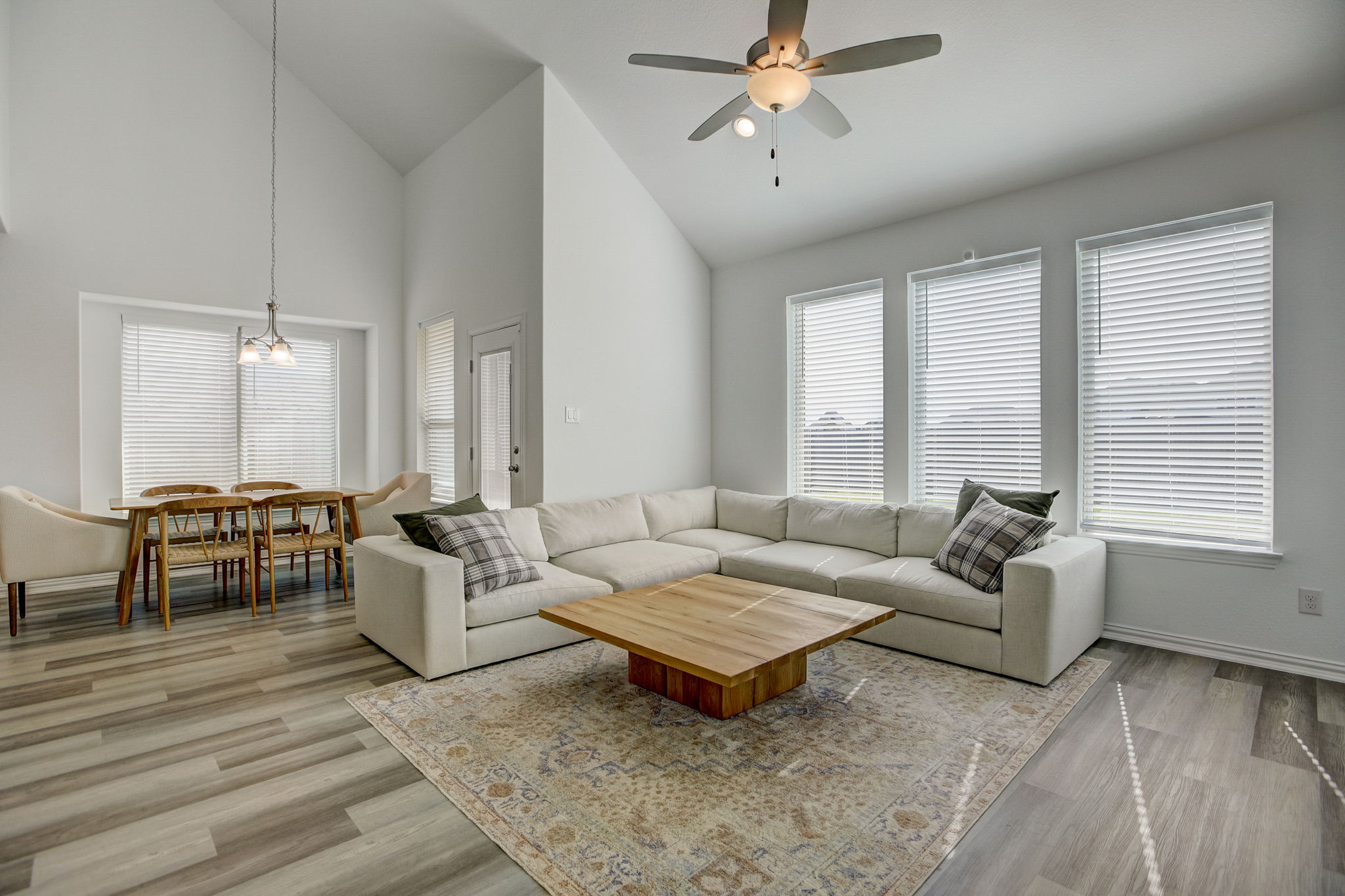 308 Monteforte Road Hutto, TX 78634 - Photo 4 of 32 a living room with furniture and a large window