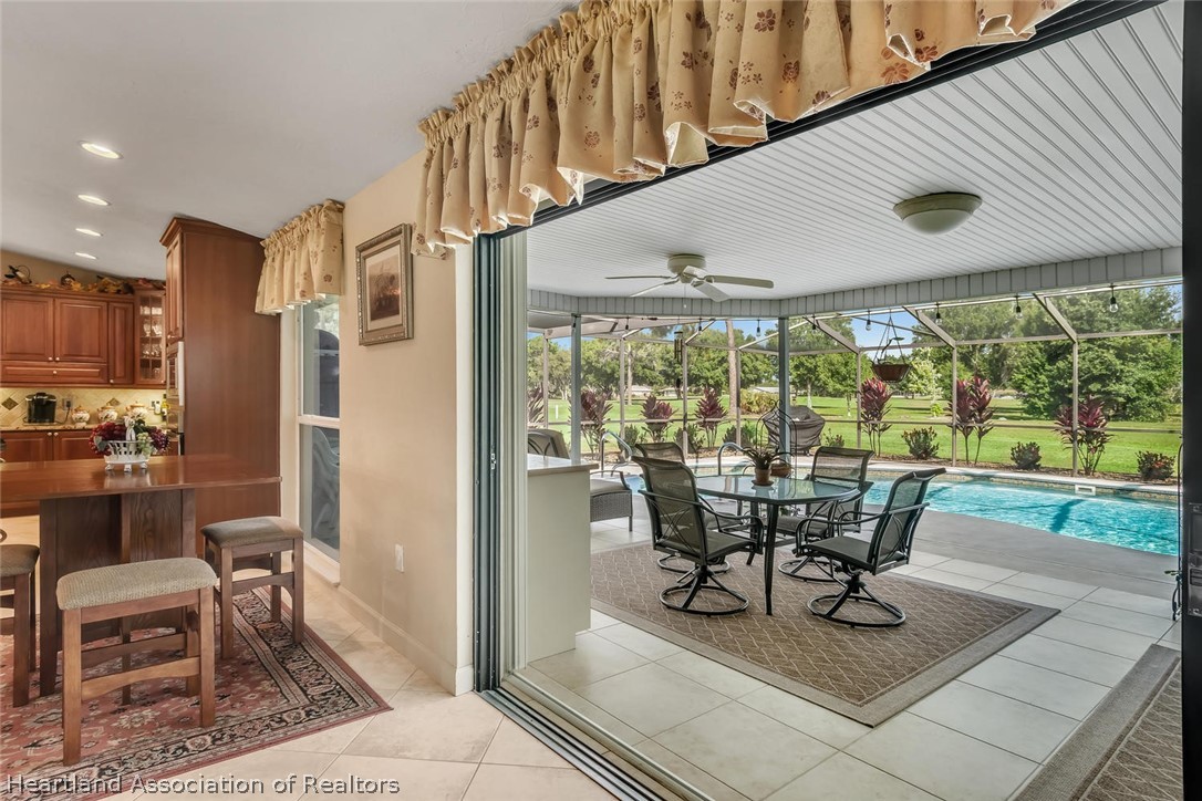 3800 Par Road Sebring, FL 33872 - Photo 5 of 24 a view of a dining room with furniture window and outside view