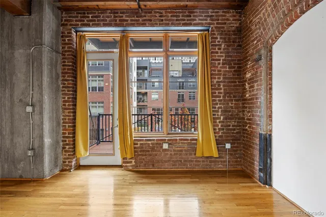 a view of front door of house