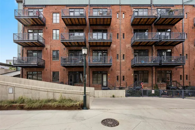 a front view of a building