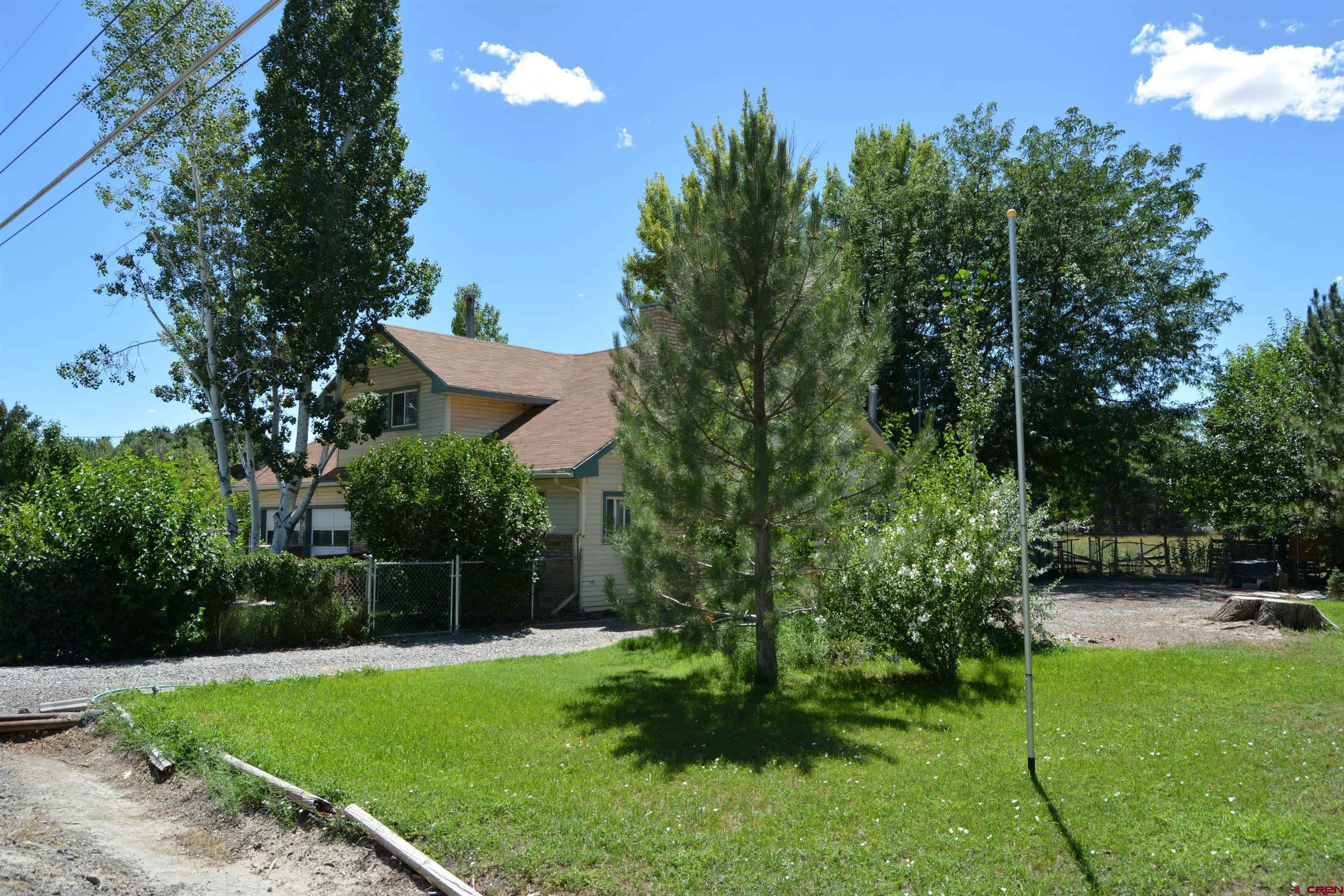 760 1575th Road Delta, CO 81416 - Photo 24 of 27 a view of a backyard with plants and a garden