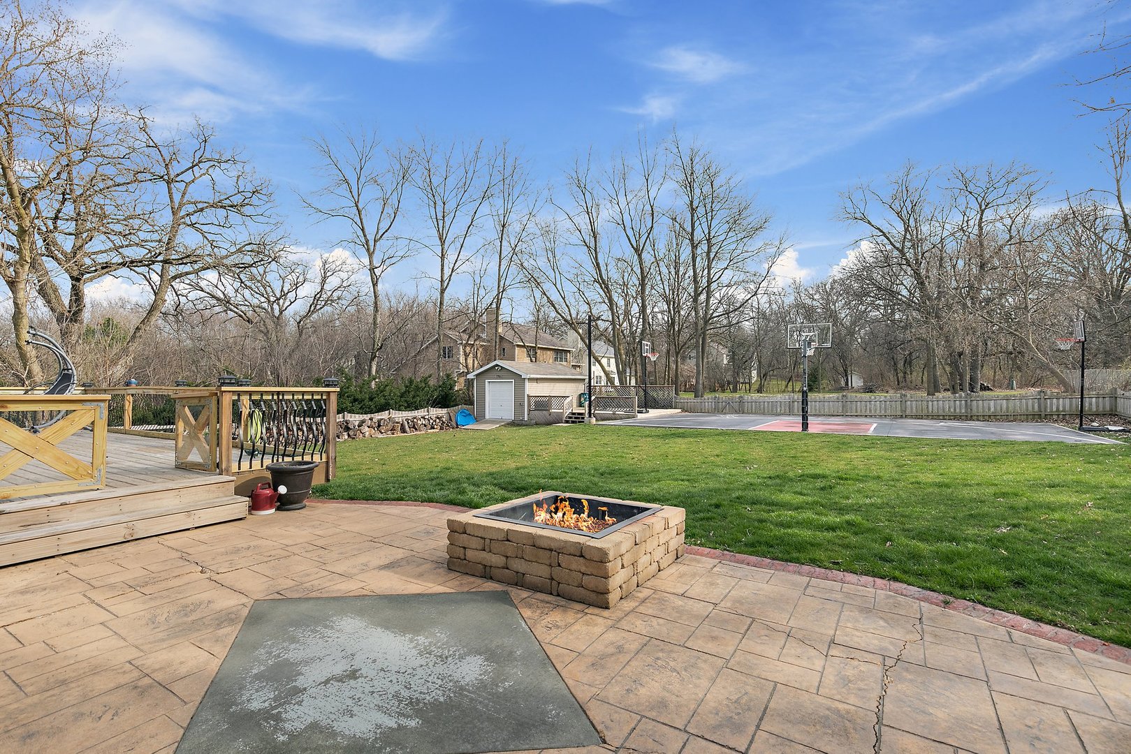 8911 Burton Road Wonder Lake, IL 60097 - Photo 33 of 35 a view of a park with large trees
