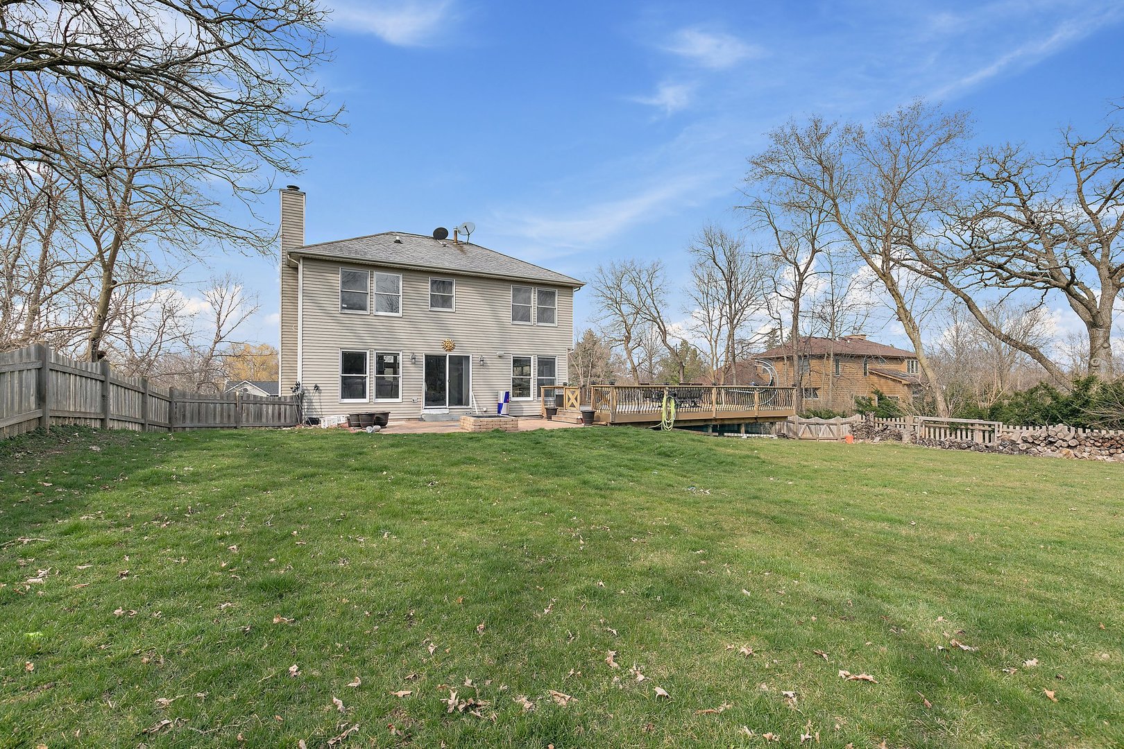 8911 Burton Road Wonder Lake, IL 60097 - Photo 35 of 35 a view of a house with a big yard