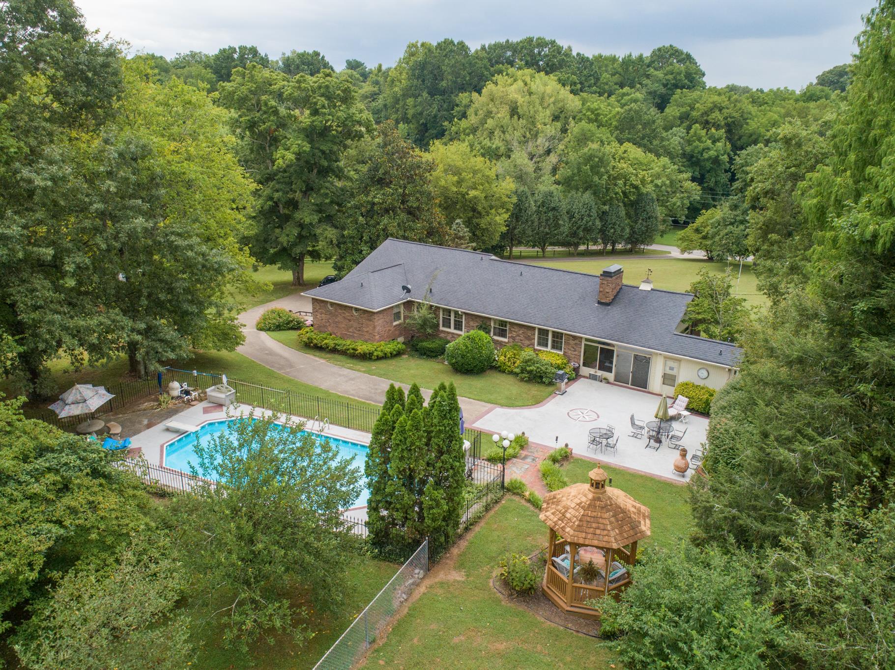 1160 Vanderbilt Road Mount Juliet, TN 37122 - Photo 5 of 28 an aerial view of a house with a yard