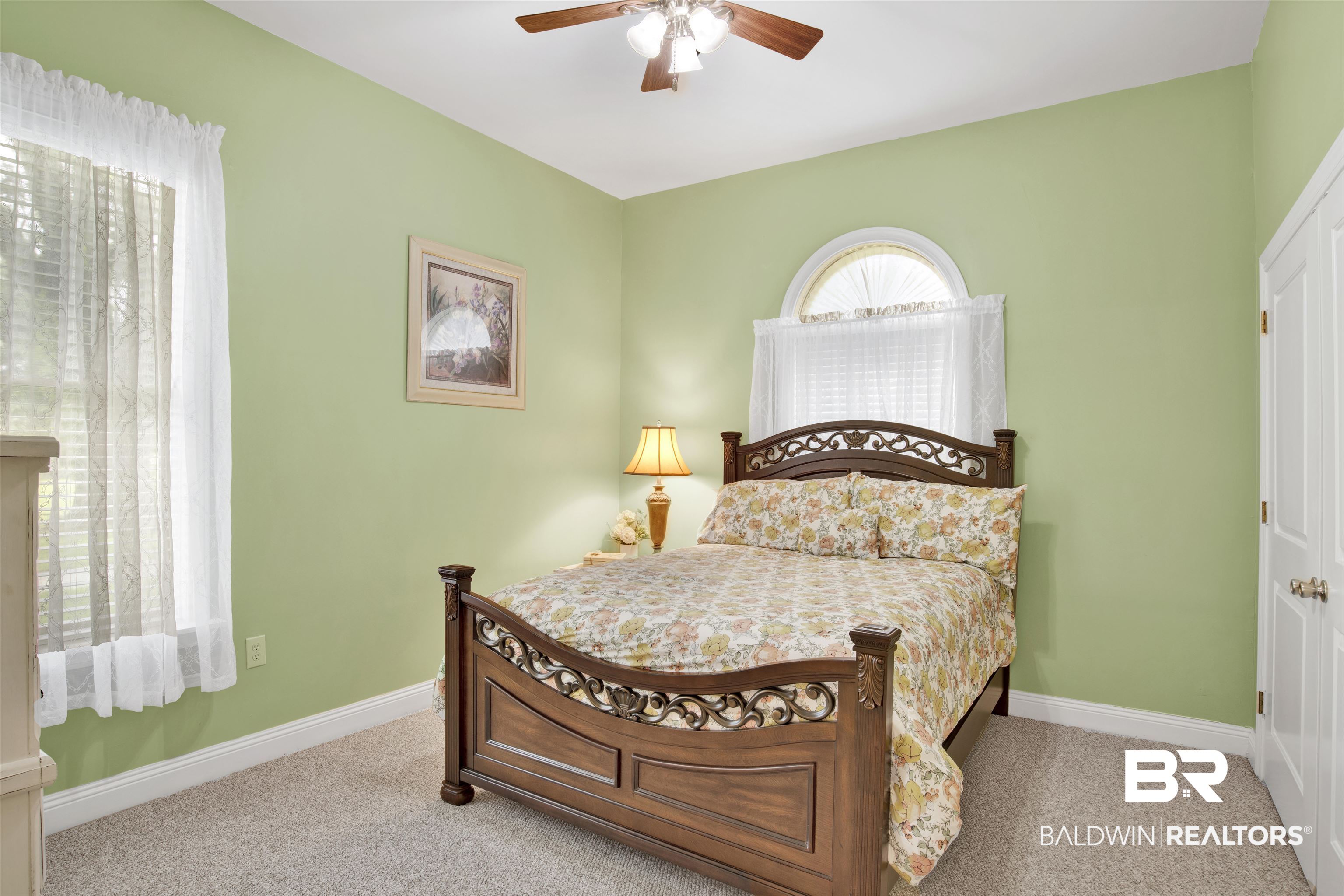 4340 Hamilton Oaks Lane Mobile, AL 36695 - Photo 20 of 51 Carpeted bedroom with ceiling fan