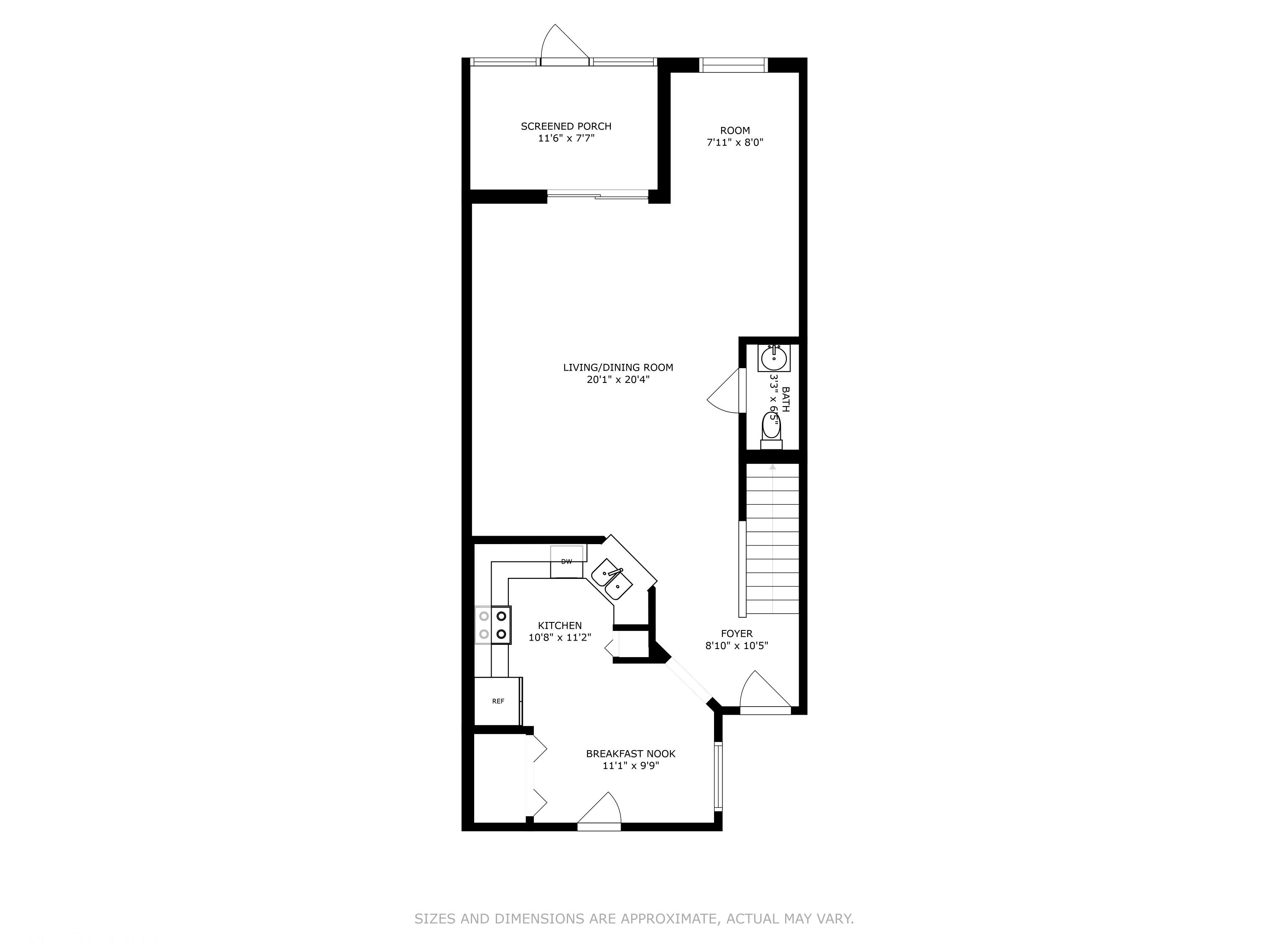 103 Lighthouse Circle, Unit D Tequesta, FL 33469 - Photo 36 of 36 MAIN FLOOR FLOOR PLAN