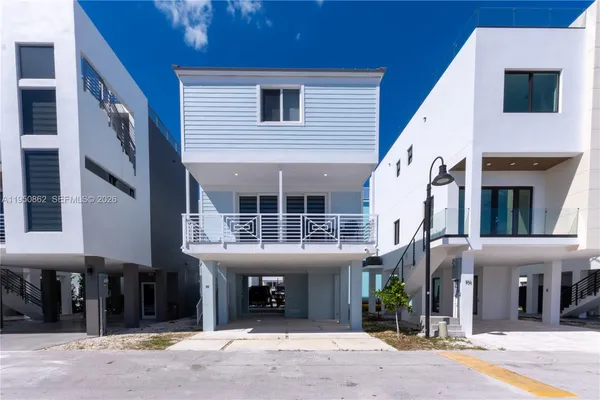 a front view of a building
