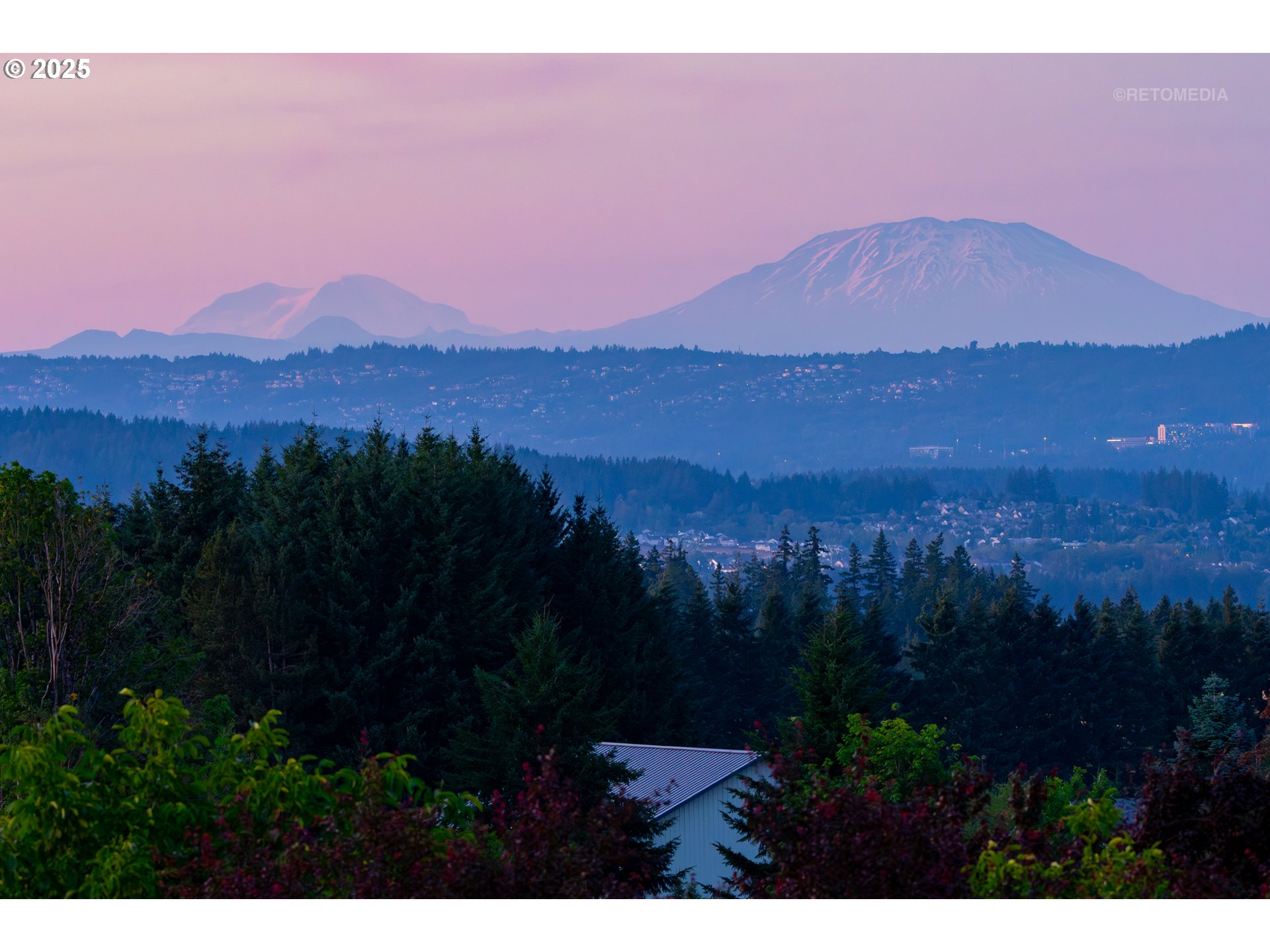 22645 Southwest Chapman Road Sherwood, OR 97140 - Photo 47 of 48 a view of a city with sunset view
